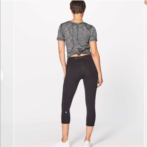 Lululemon Speed Up Crop athletic leggings tights black - Picture 12 of 12